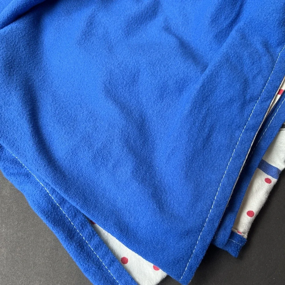 VTG 90's Baby Crib Blanket / Wall Hanging Train Animals Primary Colors 30